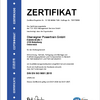 Zertifikat ISO 9001:2015 Oberaigner Powertrain