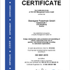 Certificate ISO 9001:2015 Oberaigner Powertrain