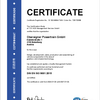 Certificate ISO 9001:2015 Oberaigner Powertrain